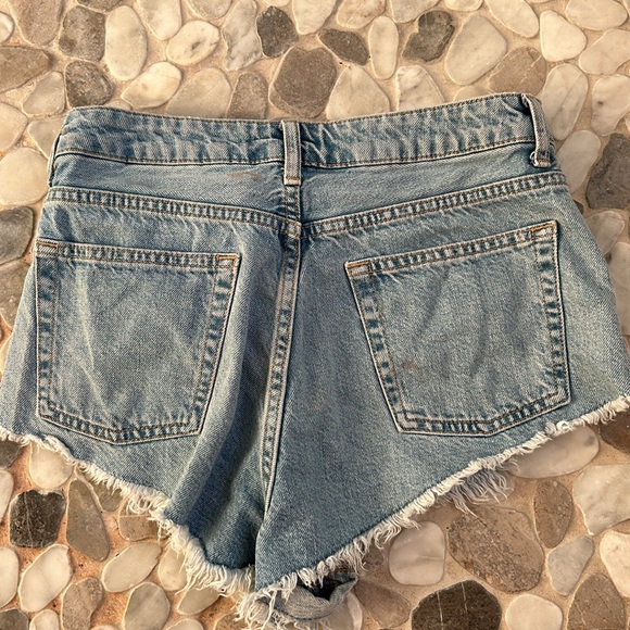 Top Shop blue jean shorts - Picture 4 of 4